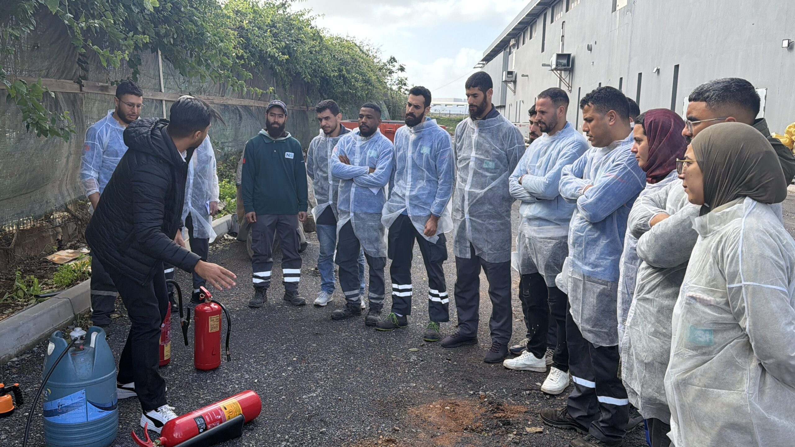 Exercice pratique de lutte contre l’incendie