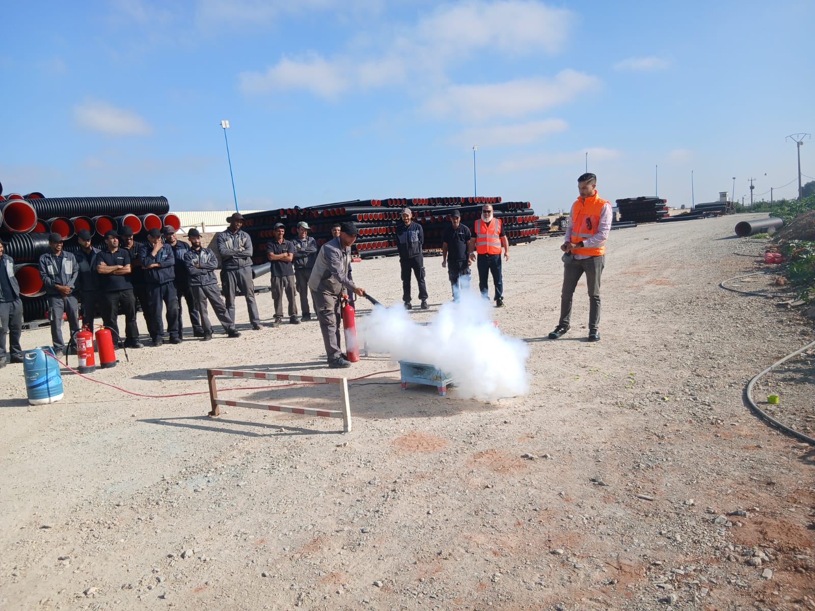 Formation pratique à la lutte contre l’incendie